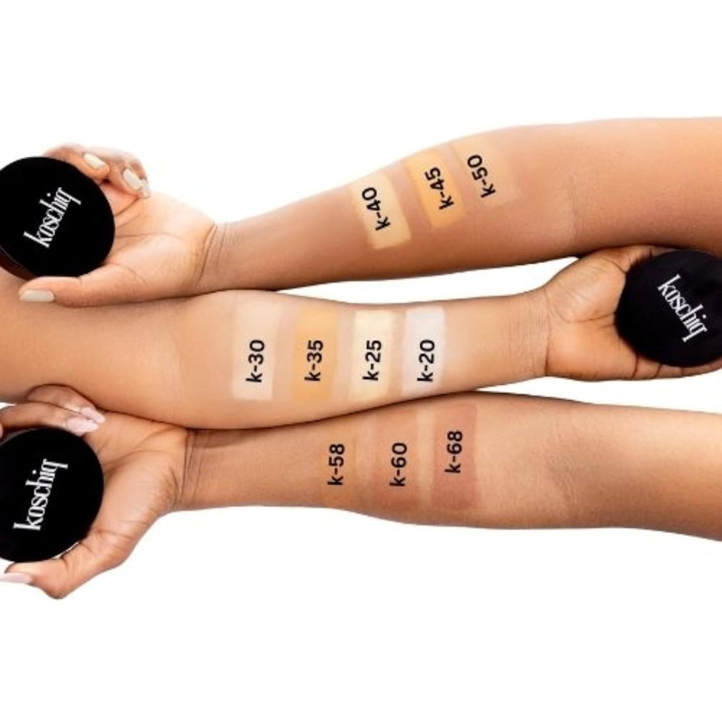 Soft Matte Powder Plus Foundation - Light Weight Face Powder With A Matte Natural Finish For A Full Coverage Effect, Hides Impecfection And Even Complexion For Up To 24HR Stay. k-45