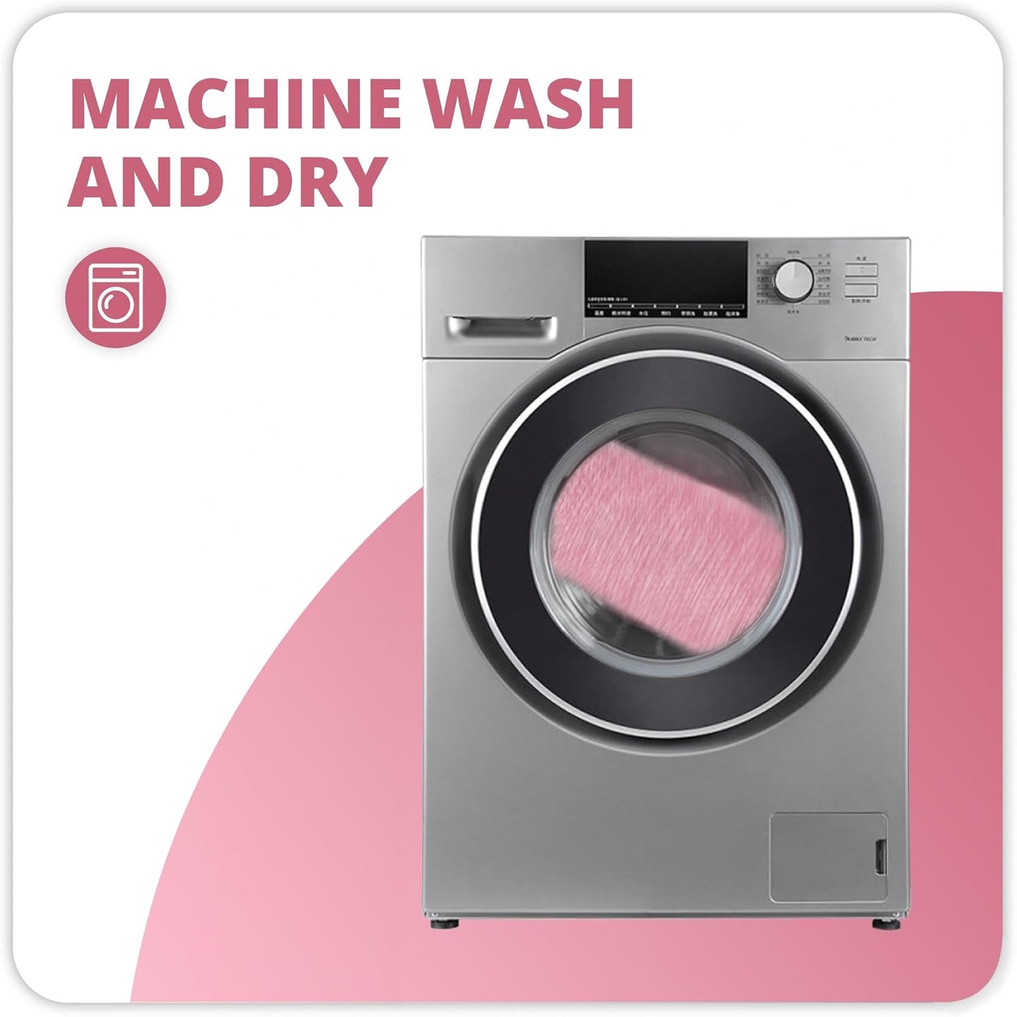 Bath Mat,Ultra Thin Bathroom Runner Rugs,Large Bath Mats for Bathroom,Quick Dry,Non-Slip,Machine Washable,Low Pile,Bath Rug,Shower Outside,Sink,Home Decor Accessories.Pink,1'9"x3'11"（21x47inch）