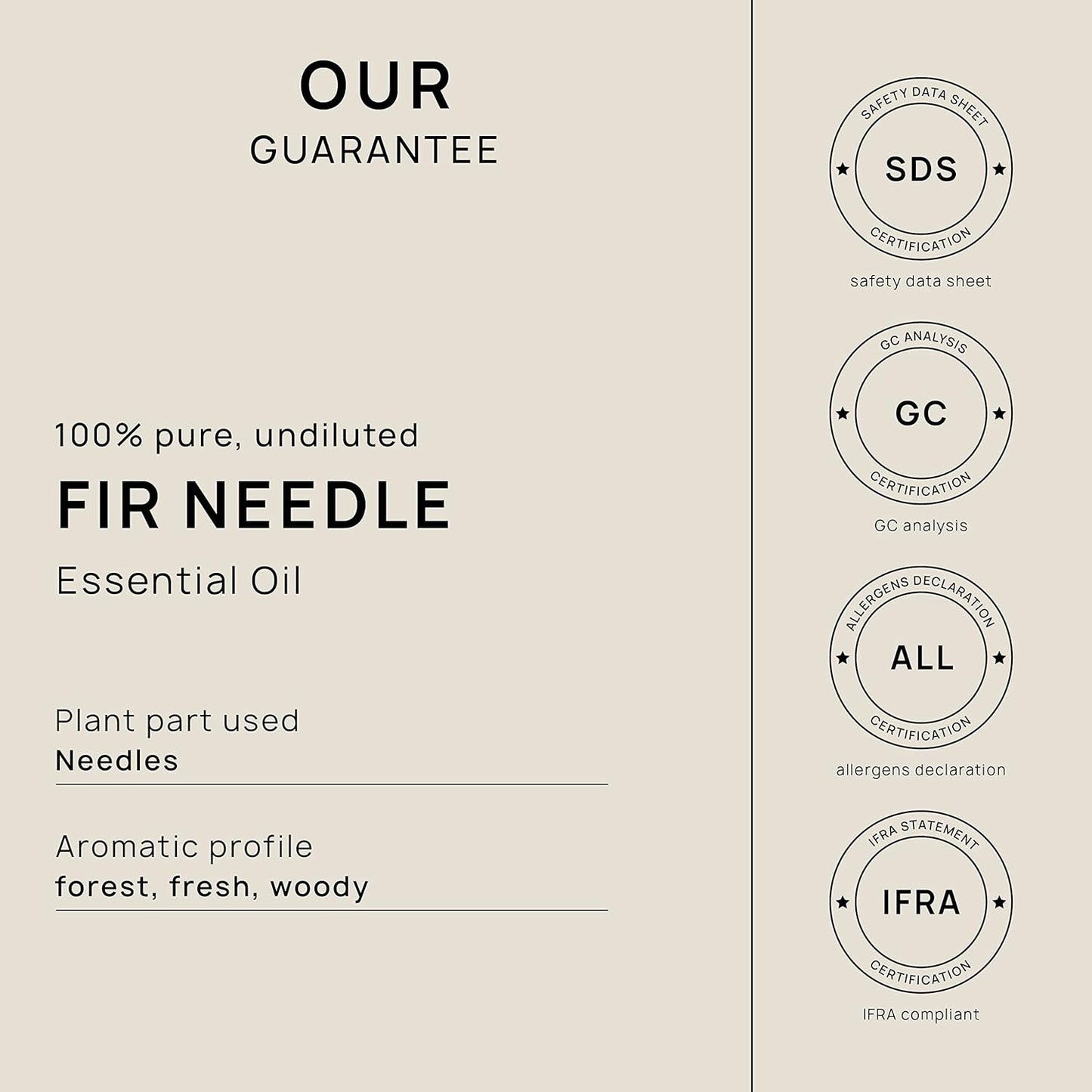 VINEVIDA Fir Needle Essential Oil - Gallon Fir Needle Oil Undiluted - Bulk Gallon Essential Oil Soap Making Safe Skin - DIY Candle Scents Candlemaking Scents - 8 lbs Fir Needle Oil 3948.87 ml