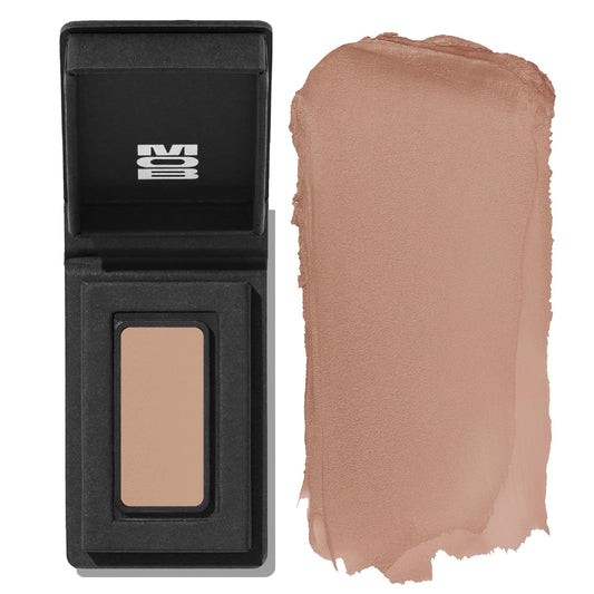 MOB Beauty Cream Clay Eyeshadow M115 – Taupe | Skincare-Infused, Vegan, Cruelty-Free, Blendable Cream-to-Velvet Finish, Buildable Pigment, Clean Eyeshadow in Sustainable, Biodegradable Compact