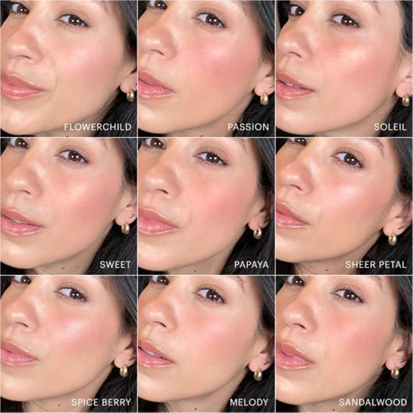 Glo Skin Beauty Blush (Sandalwood) - Pressed Powder Blush for Cheeks, High Pigment Mineral Face Makeup Creates a Natural, Healthy Glow