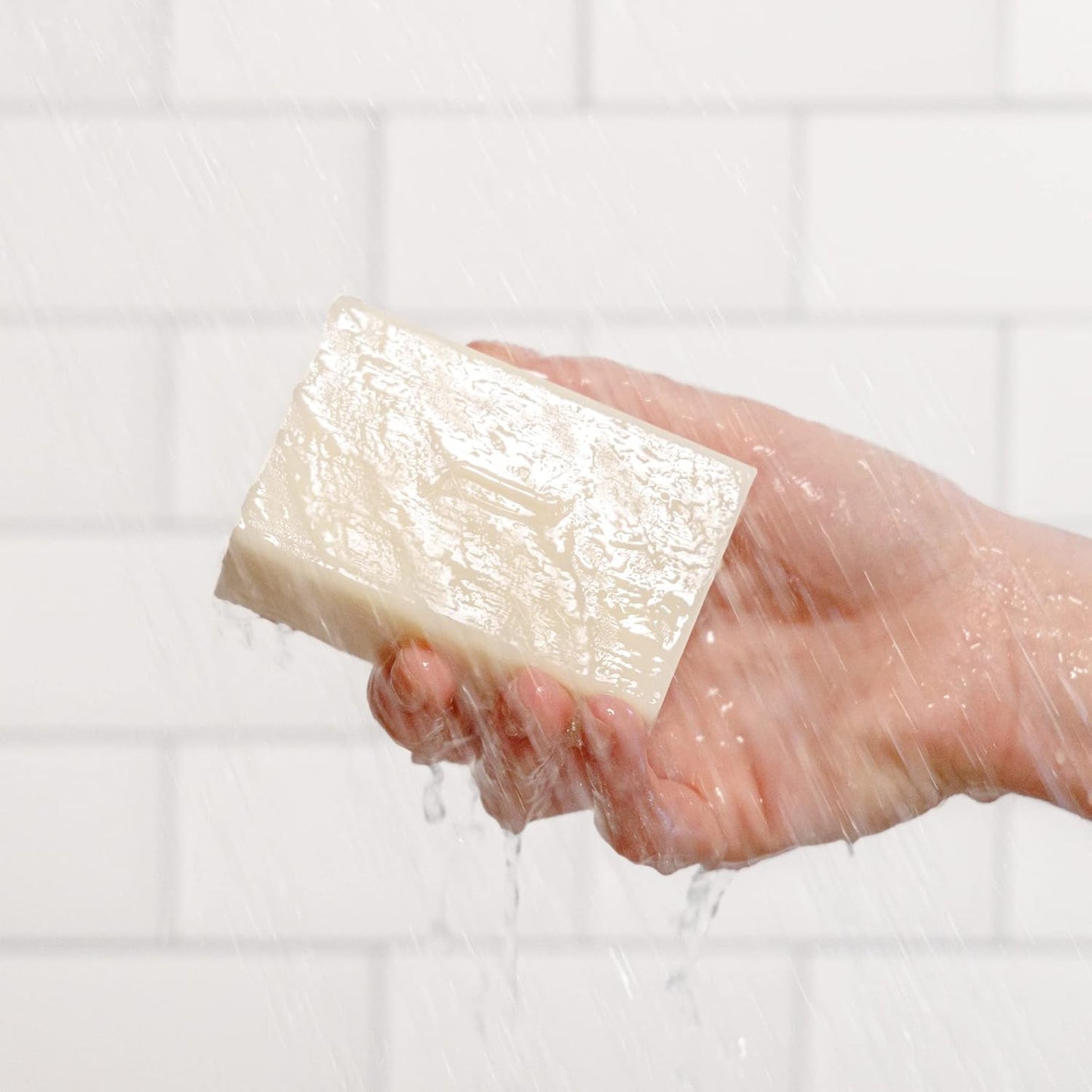 Caswell-Massey Pure Castile Bar Soap for Men & Women, Unscented & Moisturizing Natural Soap Bar for All Skin Types, Made with Essential Oils & Plant-Based Formula for Face, Body & Hair, 6.4 oz