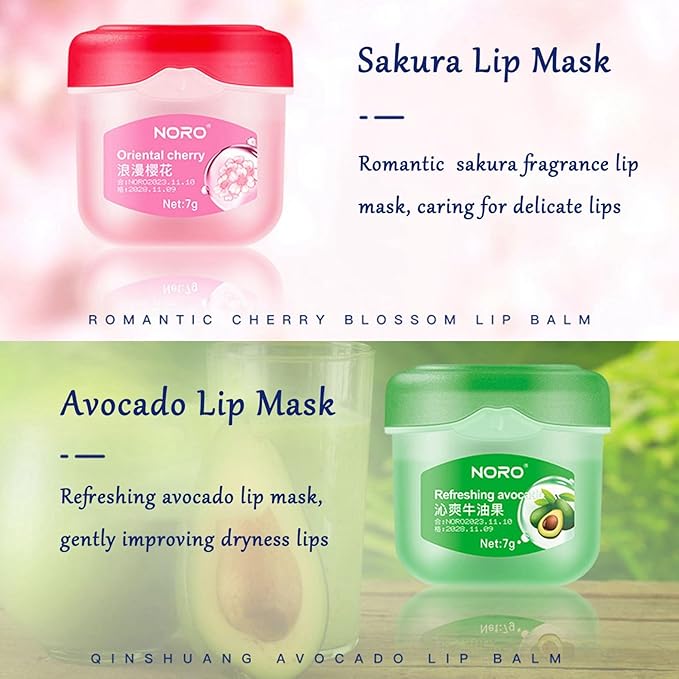 Lip Balm Hydrating, Lip Balm Lip Sleeping Mask, Lip Moisturizer For Lip Care, Lip Mask Overnight Nourishing Cracked Lips, Lip Care Products Birthday Gifts Set For Teens – 8pcs