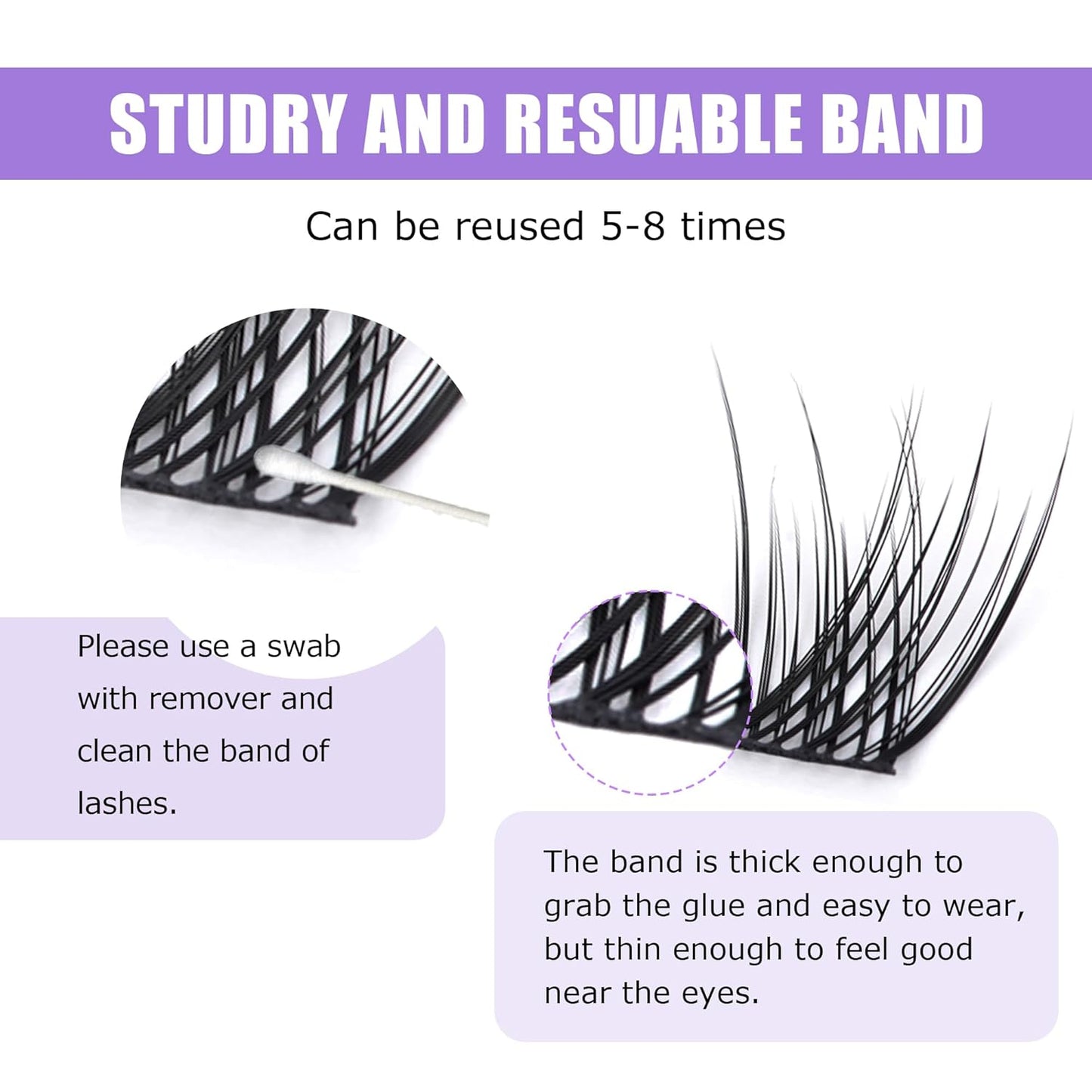 GAQQI Lash Clusters, Eyelash Clusters 120PCS C Curl Individual Lashes, Wispy Cluster Eyelash Extension 10-16mm Mixed Length, Natural Looking Cluster Lashes （GQ03, C Curl, 10-16mm)