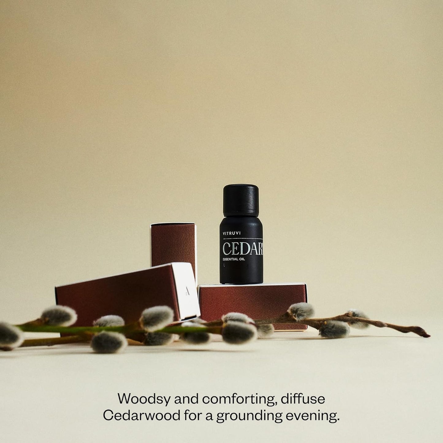 Vitruvi Cedarwood, 100% Pure Premium Essential Oil (0.3 fl.oz)