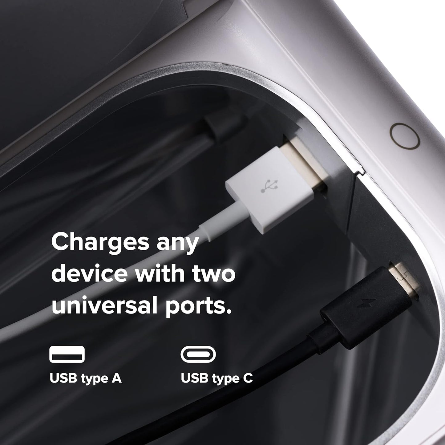 PhoneSoap XL (HomeSoap) UV Llight Sanitizer | 360° UV Sanitizing Box & Charger | Large Capacity | Sanitizes Tablets, Baby Bottles, Remotes, Toys & More (Black)