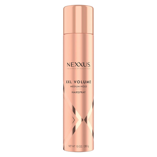 Nexxus Medium-Hold Hairspray XXL Volume for Sky-High Volume & 48H Frizz Control, with StyleProtect Technology 10 oz