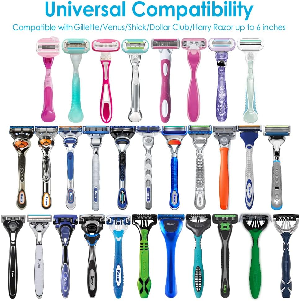 Razor Case Compatible with Gillette Proglide Fusion Men's Razor, Travel Protector Case with Carrying Bag - Black