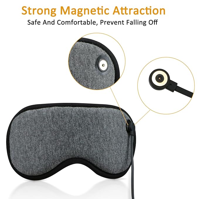 Heated Steam Eye Mask, Warm Compress For Eyes, Pressure Relief Eye Mask For Sleeping, Relieve Eye Fatigue and Eye Strain