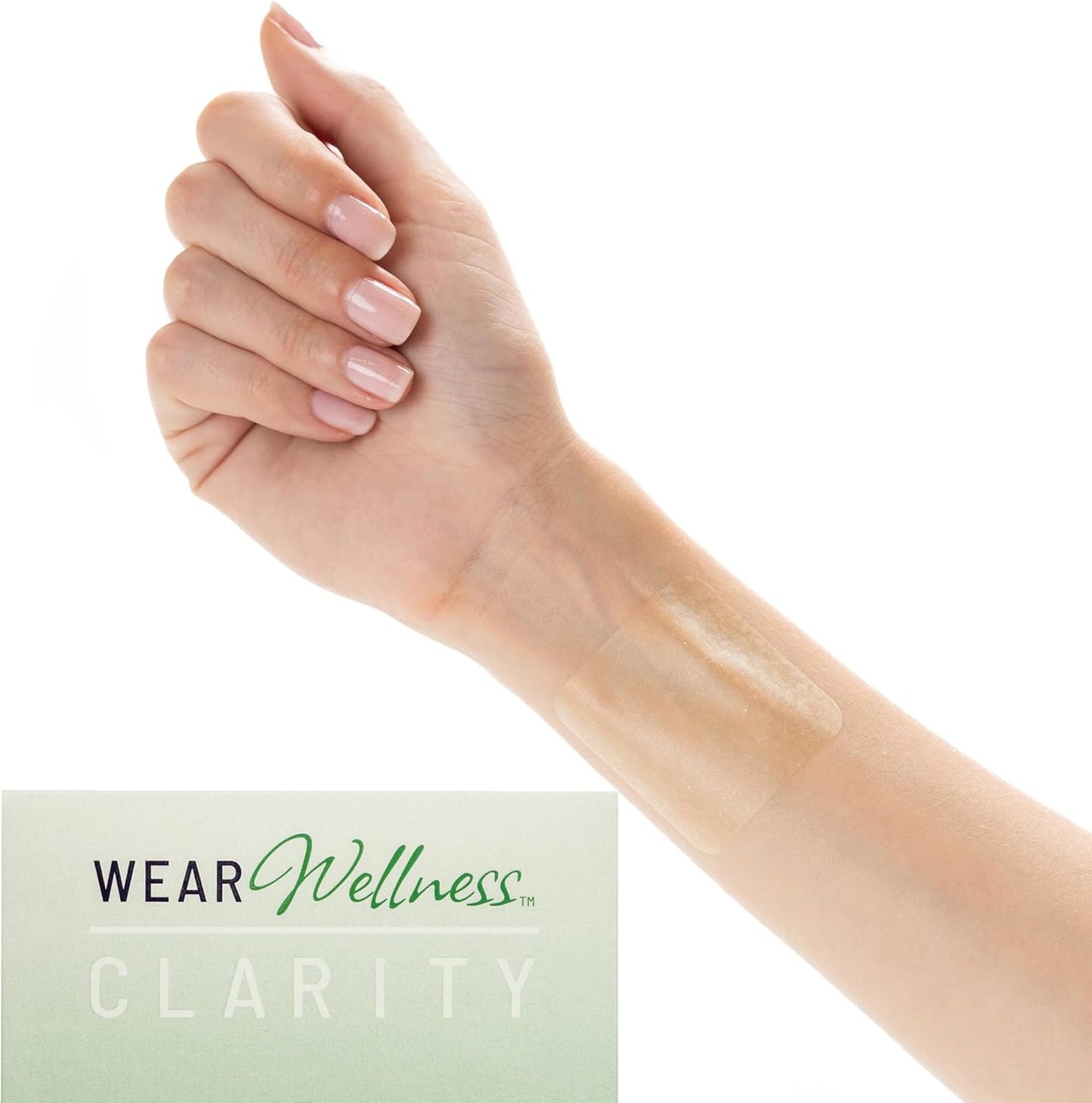 Clarity Film Patches – Topical Patches for Energy & Focus - Patch with Botanical Extracts – Natural Support for Memory & Concentration - Long-Lasting Effect – 16 Pack