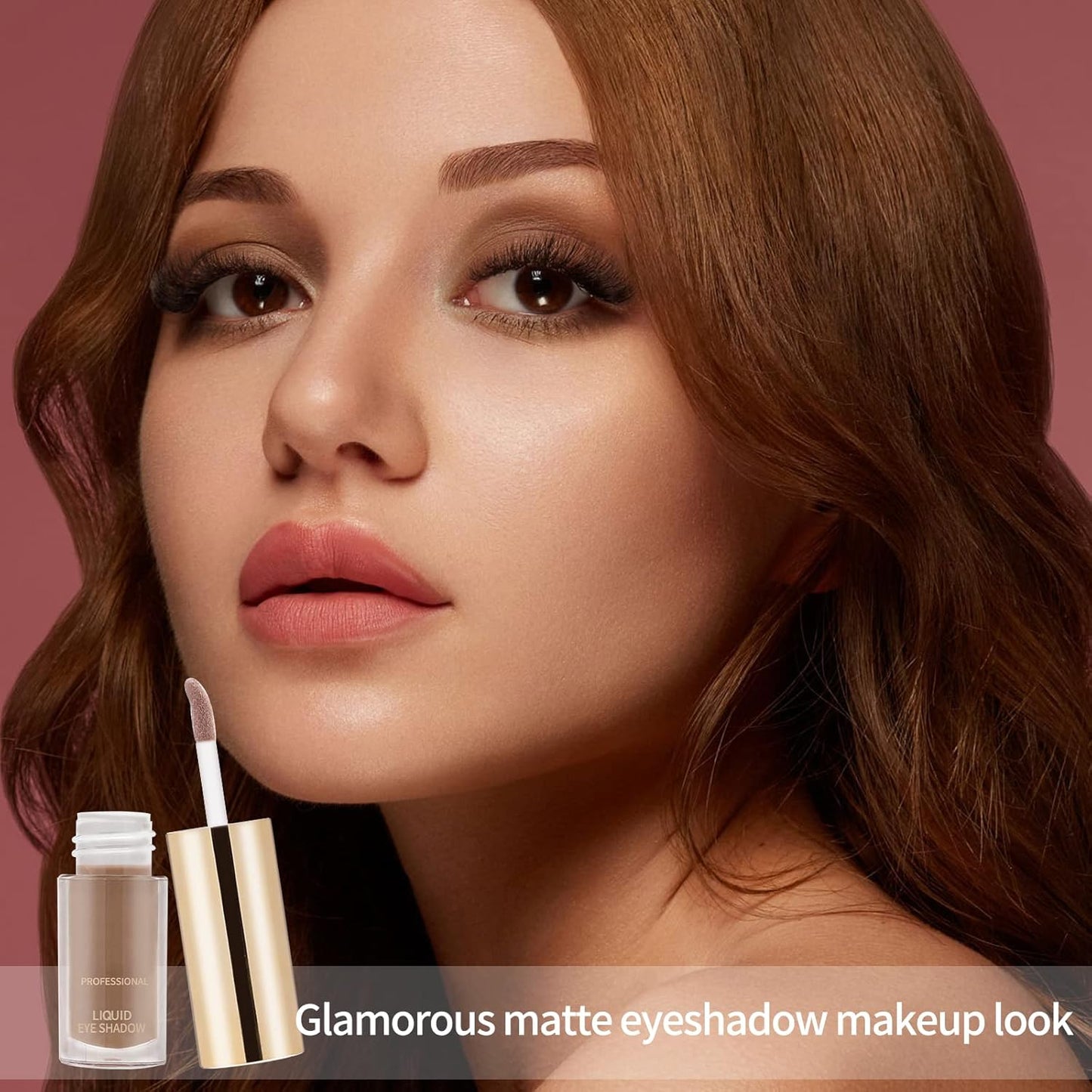 Boobeen Liquid Matte Eyeshadow - Long Lasting Waterproof, Velvet Matte Cream, Neutral Nude Makeup