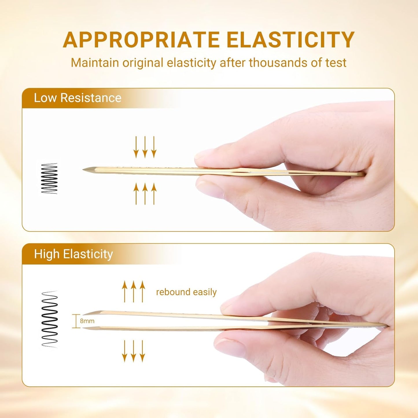 NAGARAKU Precision Fiber Tip Tweezer for Eyelash Extensions Diamond Grip Anti-Static Anti-Slip Premium Stainless Steel Pointed Volume Eyelashes Tweezers Supplies with Box(S Curved Tip Tweezer AG-08)