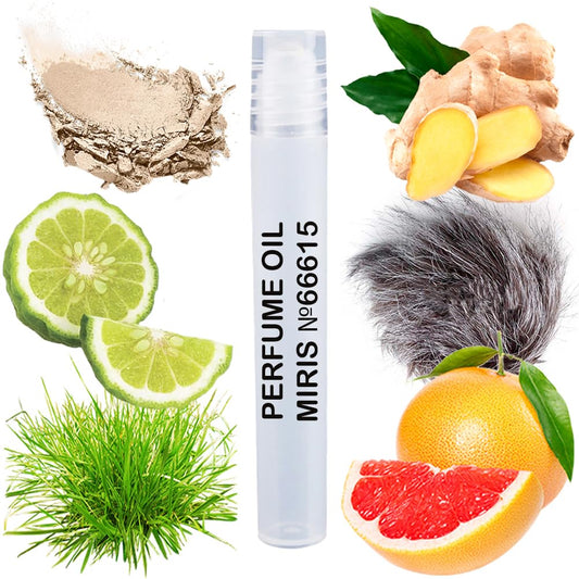 MIRIS Perfume Oil No. 66615, Inspired by Perfumes Vibrato, Long-Lasting Unisex Roll-On For Women and Men, Rollerball 0.34 Fl Oz / 10 ml