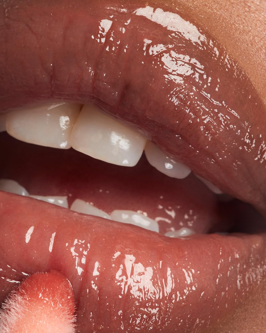 MAKE Beauty Serum Balm Hydrating Lip Oil. Vegan Moisturizing Lip Gloss with Plumping Effect. Lip Treatment Cream for Soft, Smooth, Shiny Lips - Shade, Nude Nova