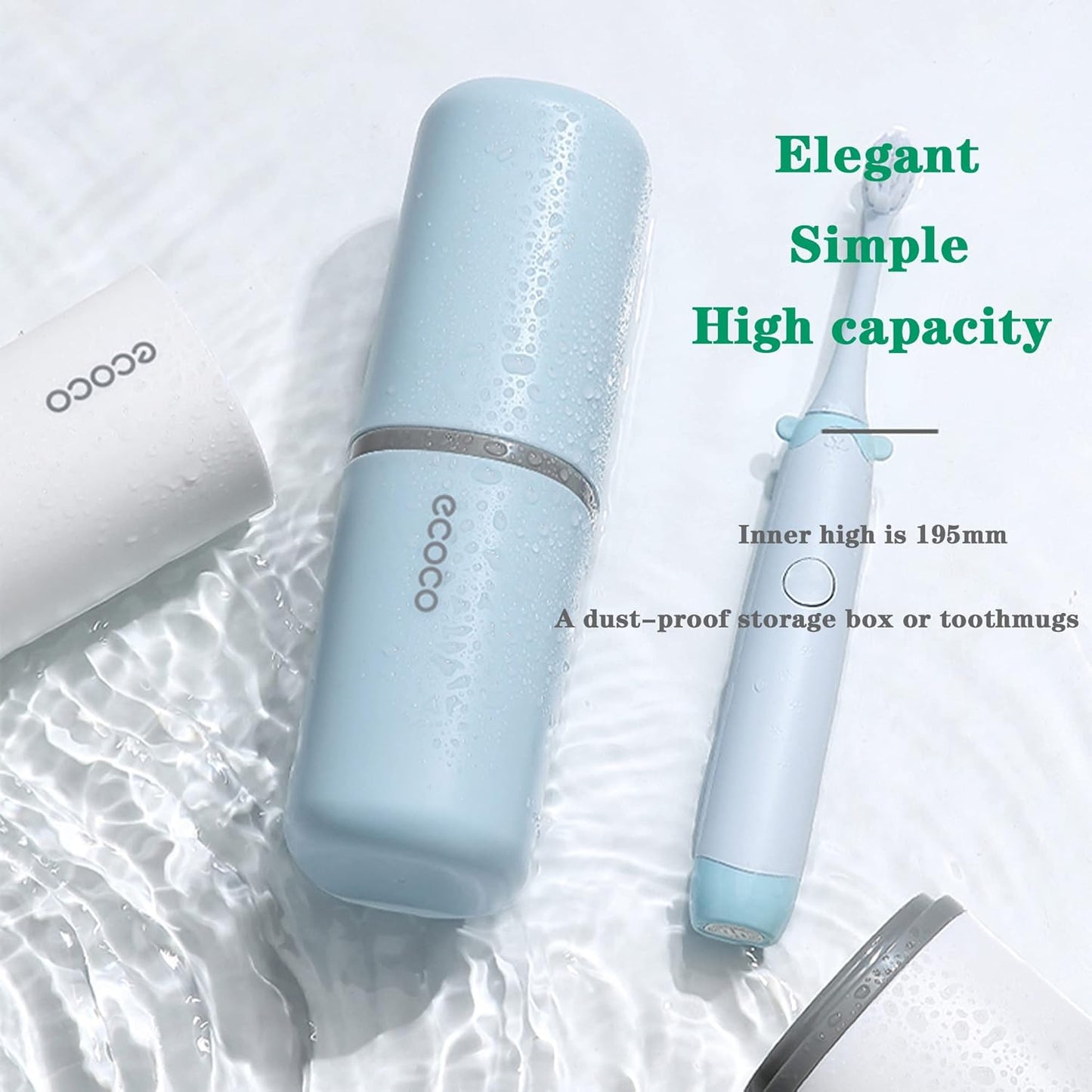 Toothbrush Travel Case, Multifunctional Dustproof Toothbrush Cover, Portable Toothbrush Holder,Suitable for Business Camping Travel or Daily Use(Pink)