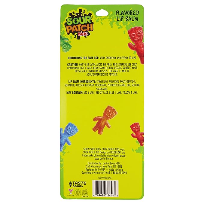 Taste Beauty Sour Patch Kids 8 Pack Lip Balm