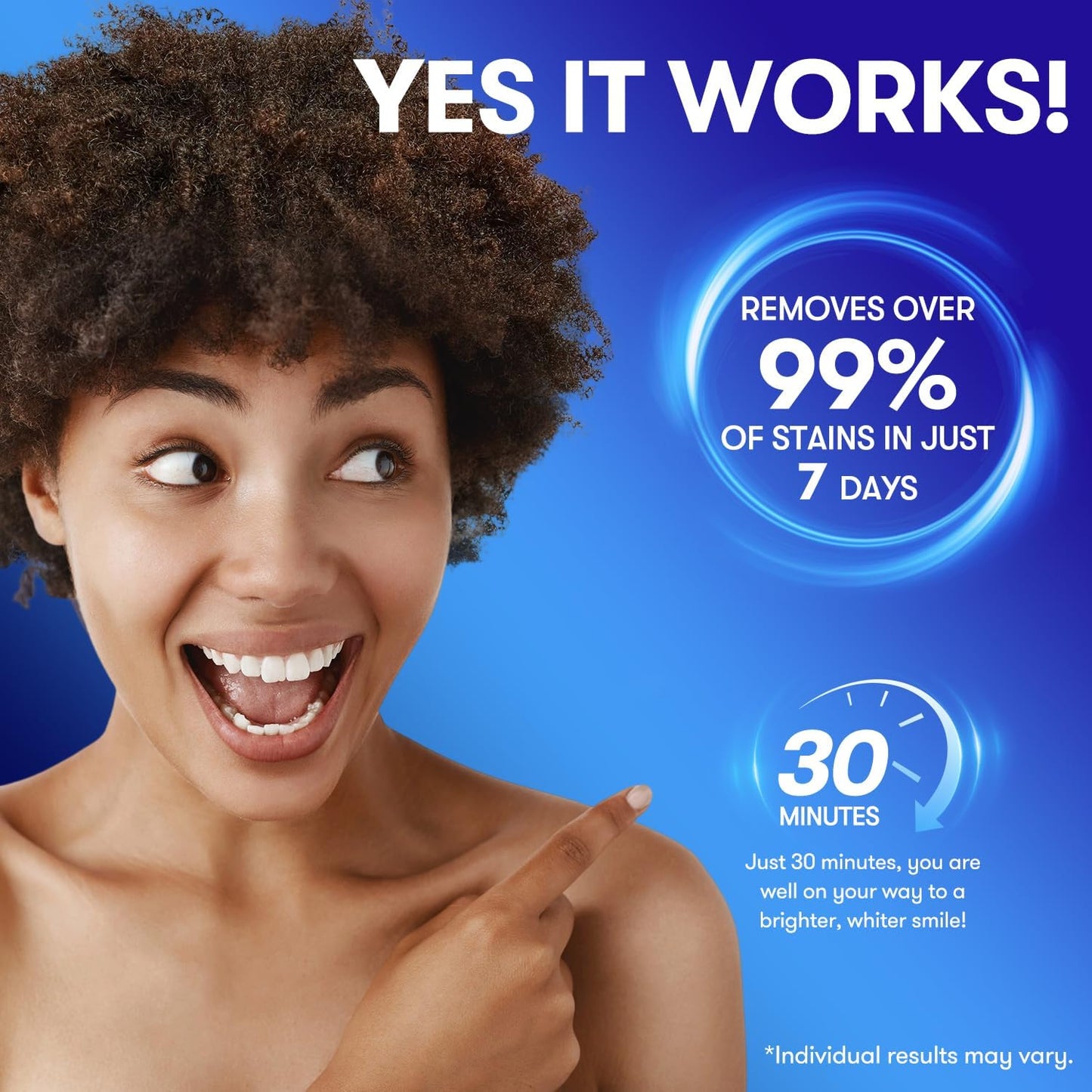 MySmile Teeth Whitening Strips 7 Treatments Kit, Hydroxyapatite-Infuse White Strips, Non-Sensitive Teeth Whitening with Soothing Natural Ingredients, Enamel-Safe, Residue-Free, Non-Slip(14 Count)