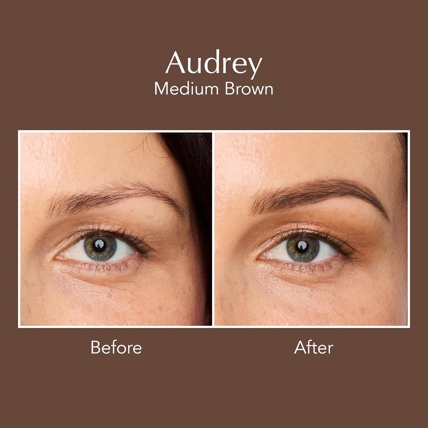 Thrive Causemetics Infinity Waterproof Eyebrow Pencil, Retractable Brow Pencil with Hyaluronic Acid, Shea Butter, Dual Ended Eyebrow Brush Spoolie, Fine Tip, Vegan, Cruelty Free, Audrey (Medium Brown)