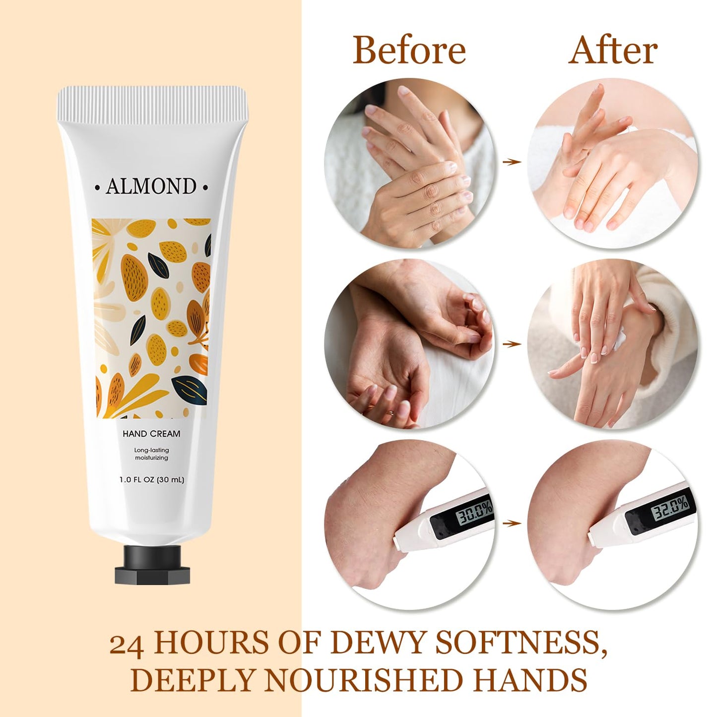 BODY & EARTH 30 Pack Hand Cream Bulk, Mini Hand Lotion, Travel Size Lotion for Women, Teacher Gifts, Bridesmaid Gifts and Bachelorette Party Favors