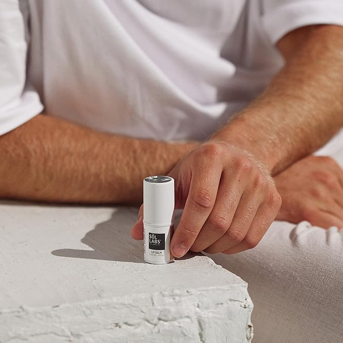 SPF 15 Lip Balm Sunscreen, Shea Butter Intensive Hydration, Revitalizing Antioxidants, Zinc UV Protection, Reduces Lip Lines, Oversized 11g Tube, Rejuvenating Lavender Mint