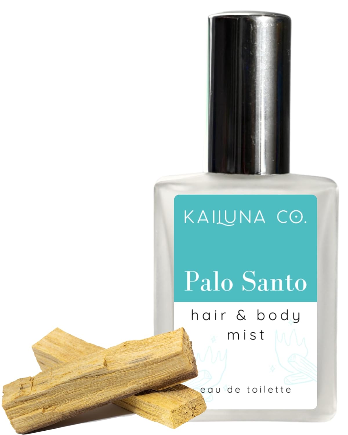 Palo Santo Natural Hair & Body Mist Spray, Pure Palo Santo Essential Oil, Alcohol-Free, Handmade in California, 0.5Fl Oz