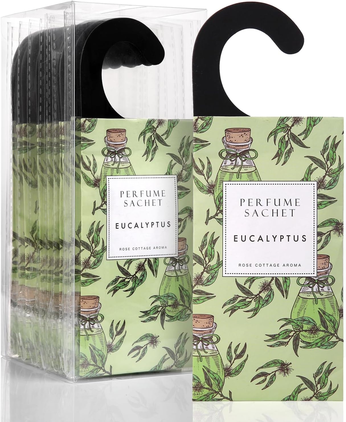 Large 12 Packs Eucalyptus Hanging Closet Air Freshener Scented Sachets Long Lasting Smell Goods