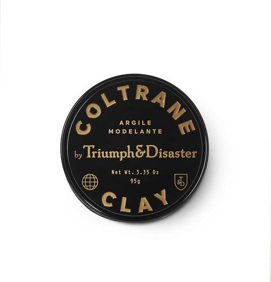 TRIUMPH & DISASTER Coltrane Hair Clay Pomade – Medium Hold, Matte Finish Styling Paste for Men and Women with Smoky Earth Scent, 65g