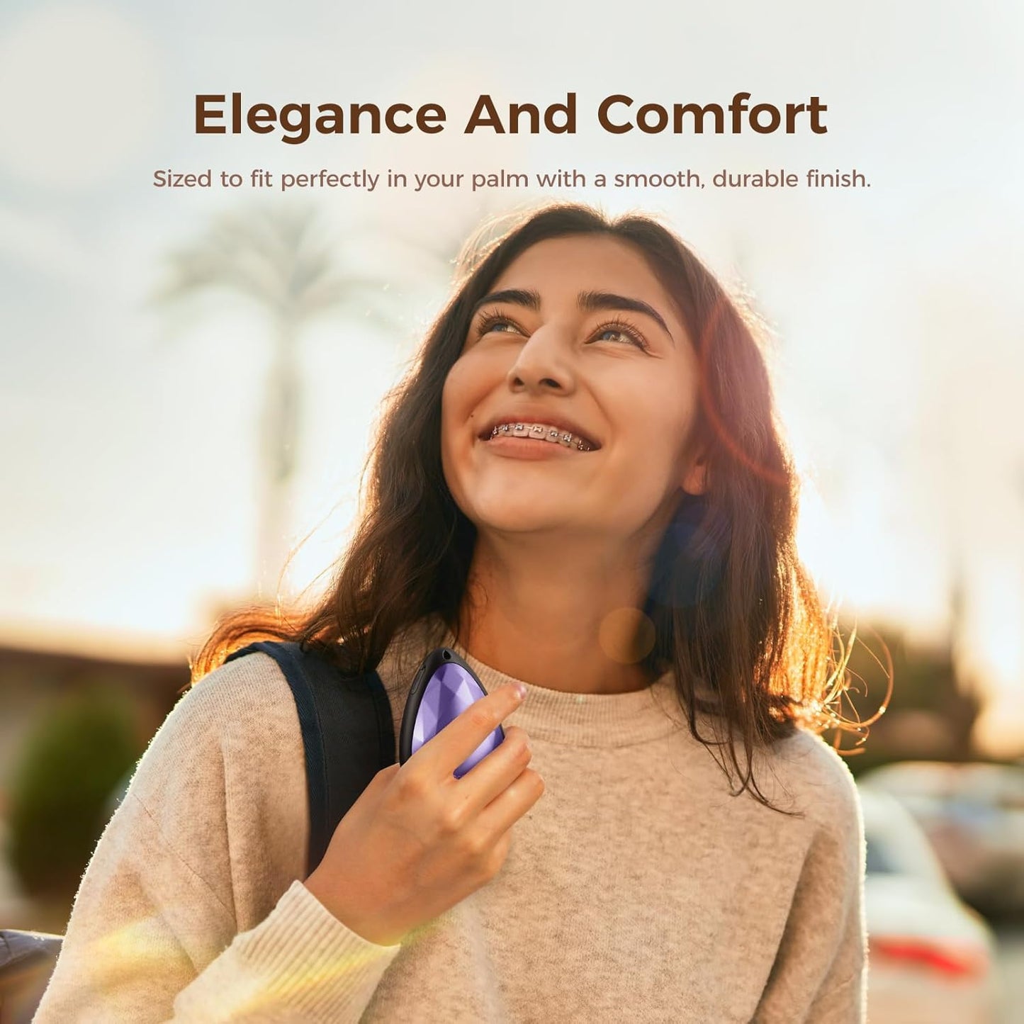 OCOOPA Women Rechargeable Hand Warmers 2 Pack, Portable, Stylish, Diamond-Shape Magnetic Electric Handwarmer, Reusable Pocket Heater, 2025 Tech Gifts for Christmas, Raynaud, Hiking, Camping, UT4 Rare