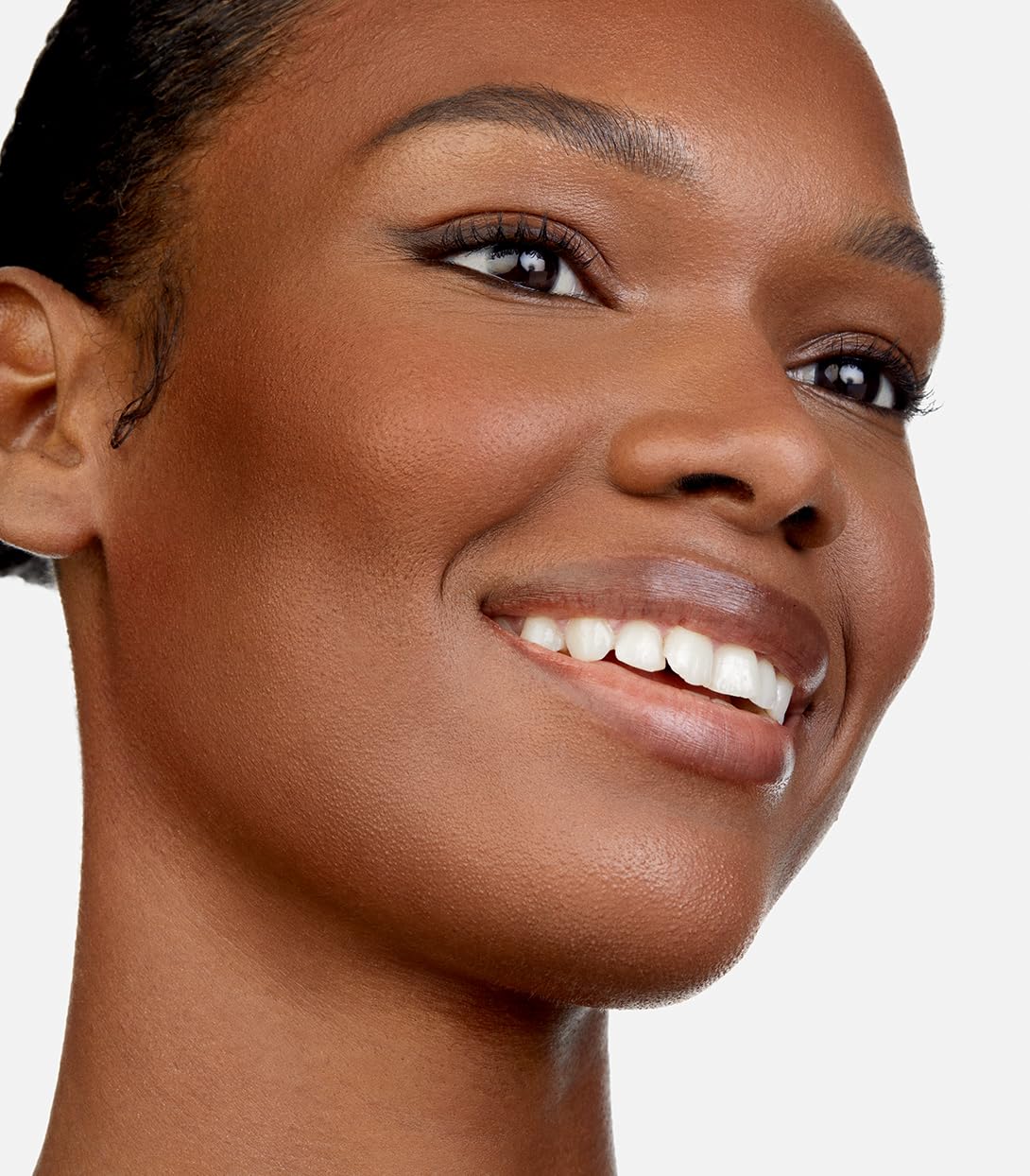 MAKE Beauty Skin Mimetic Microsuede Bronzer Powder - Matte Bronzing Powder Contour, Buildable Formula, Non Comedogenic, Long Lasting Color. Shade - Stellar for Deep Skin