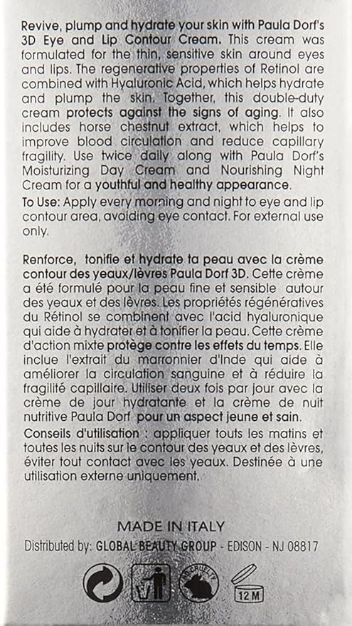 Paula Dorf Eye Cream, 1 Pound