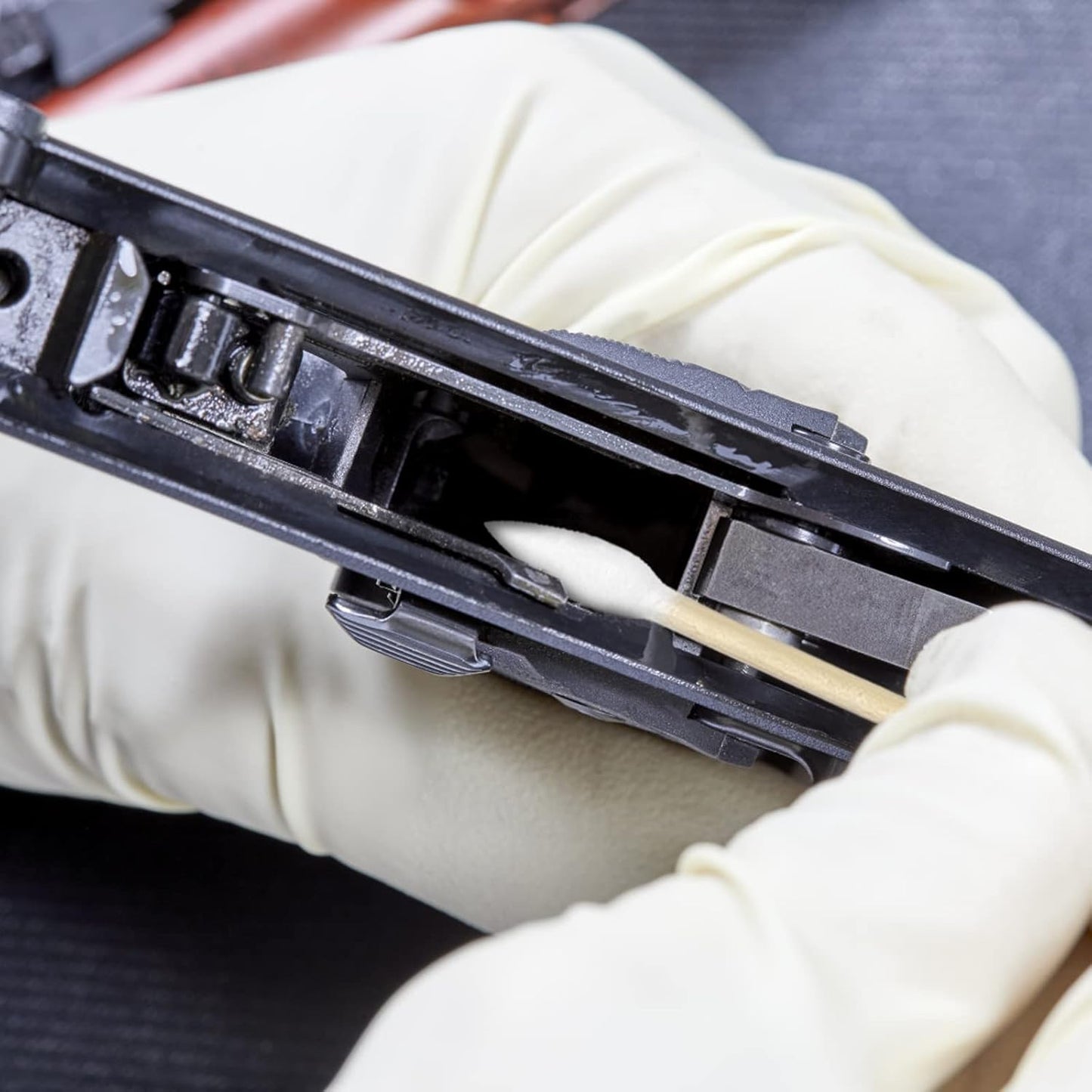 6 Inch Pointed Tips Cotton Swabs - Long Wooden Stick Cotton Buds Pointed Cotton Swabs With Case - Cotton Tipped Applicators For Makeup, Cleaning Gun, Electronics, Hard To Reach Area(400 count)