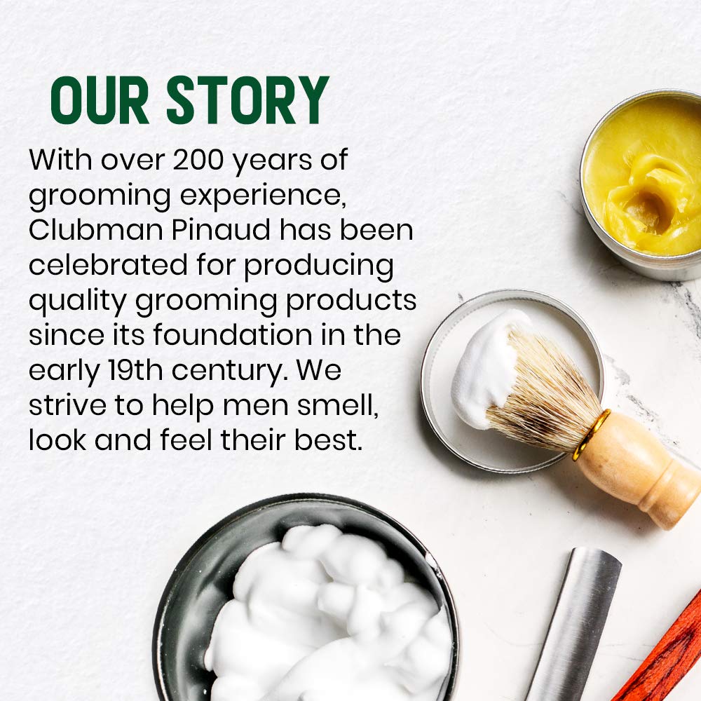 Clubman Reserve Cognac Neat After Shave Lotion for Men – Classic Aftershave Splash, Soothing Aftershave Care, 6 fl oz