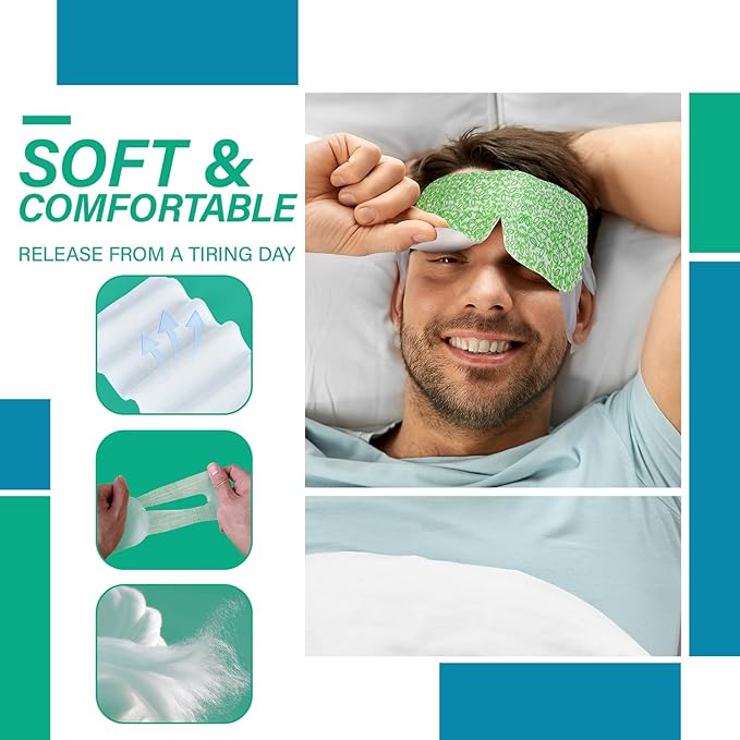 Warm Eye Mask for Tired Eyes 4 Pcs