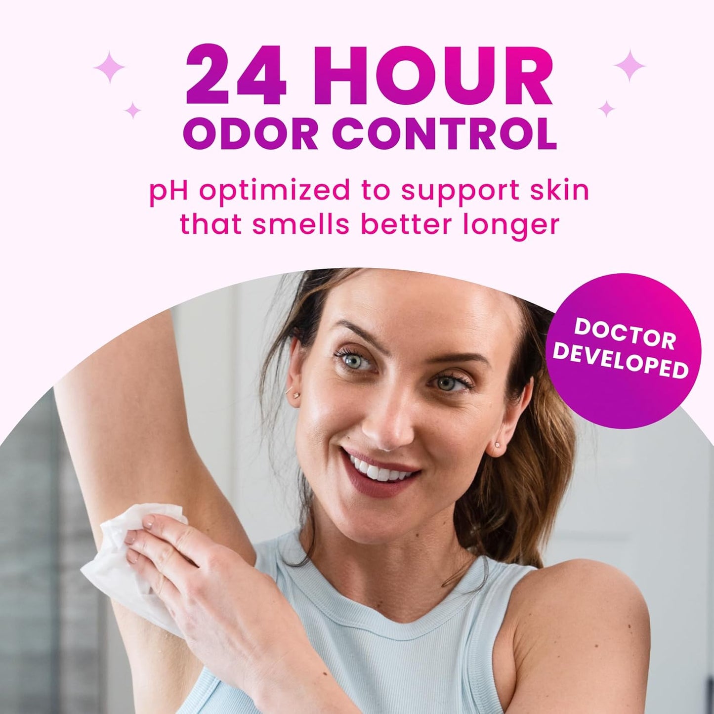 Lume Acidified Deodorant Wipes - 24 Hour Odor Control - Aluminum Free, Baking Soda Free, Skin Loving - Flushable - 15 Count (Pack of 3) (Cool Cucumber)