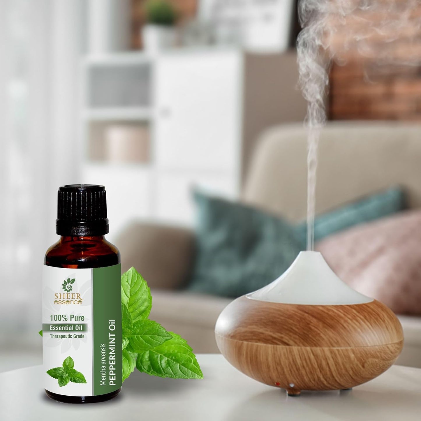 Peppermint Essential Oil 118 ML (4 Fl. Oz) | 100% Pure Natural Undiluted Uncut Therapeutic Grade Essential Oil