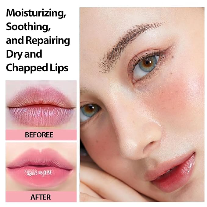 5 Pack Tinted Lip Balm With Glitter Powder Stocking Stuffers Tinted Chapstick - Moisturizing Lip Balm with Shimmer - Lipstick Set - Assorted Colors and Favors