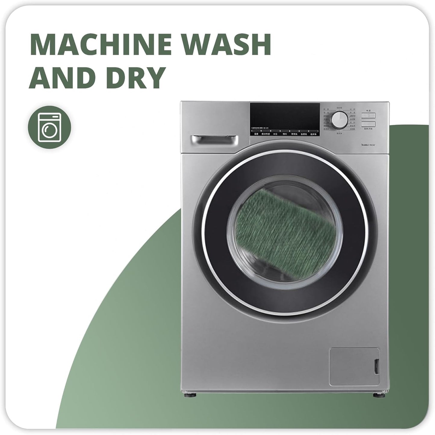 Bath Mat,Ultra Thin Bathroom Rugs,Rubber Bath Mats for Bathroom,No Slip Bath Rugs,Quick Dry,Machine Washable,Low Pile,Absorbent,Shower Outside,Sink,Home Decor Accessories.Green,1'8"x2'8"(20x32inch)