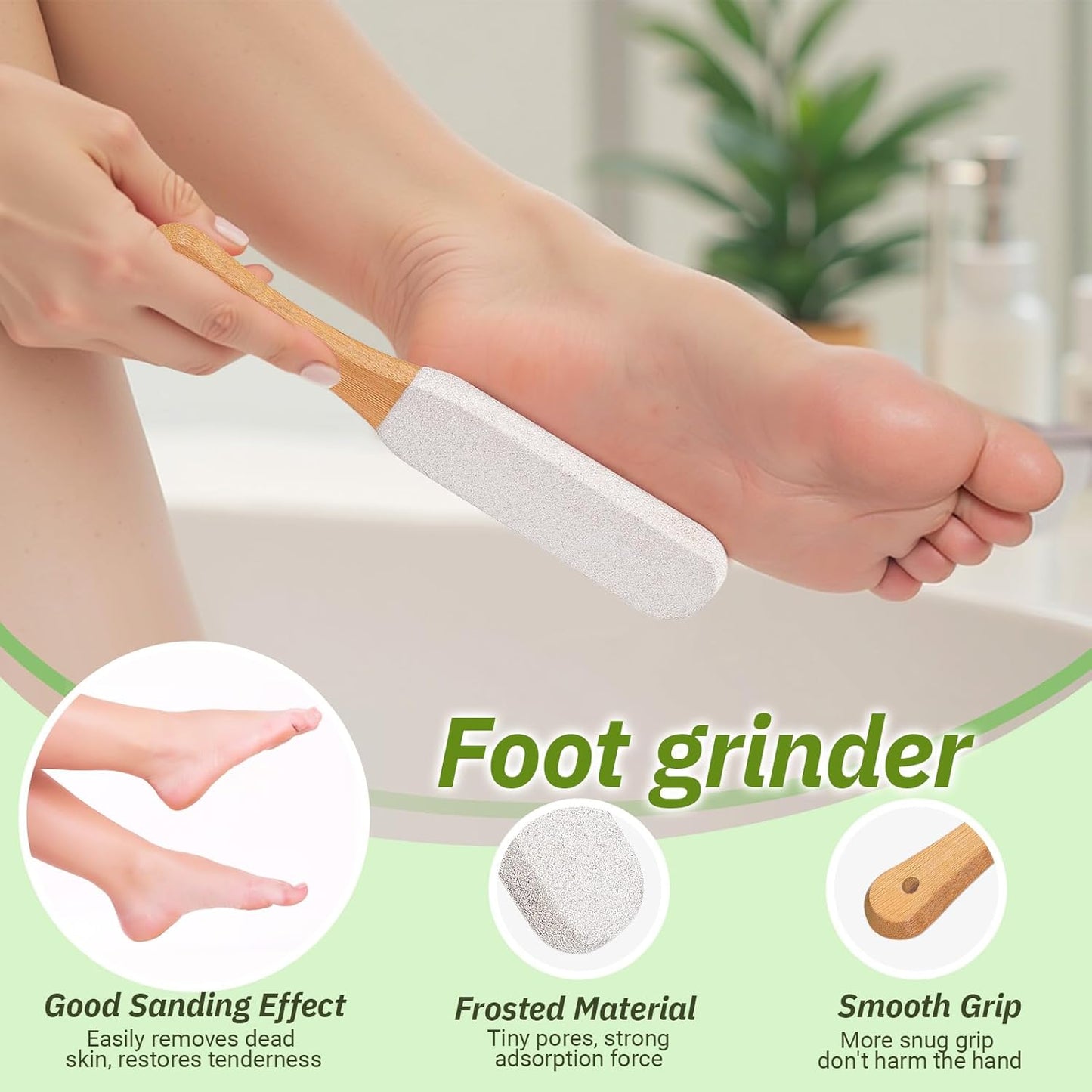 Long Handle Toe Gap Cleaning Brush+Body Shower Brush+Foot Grinder, Silicone Foot Scrubber for Shower, Feet Cleaner Scrub Foot Care for Seniors,Elderly, Men and Women,Black