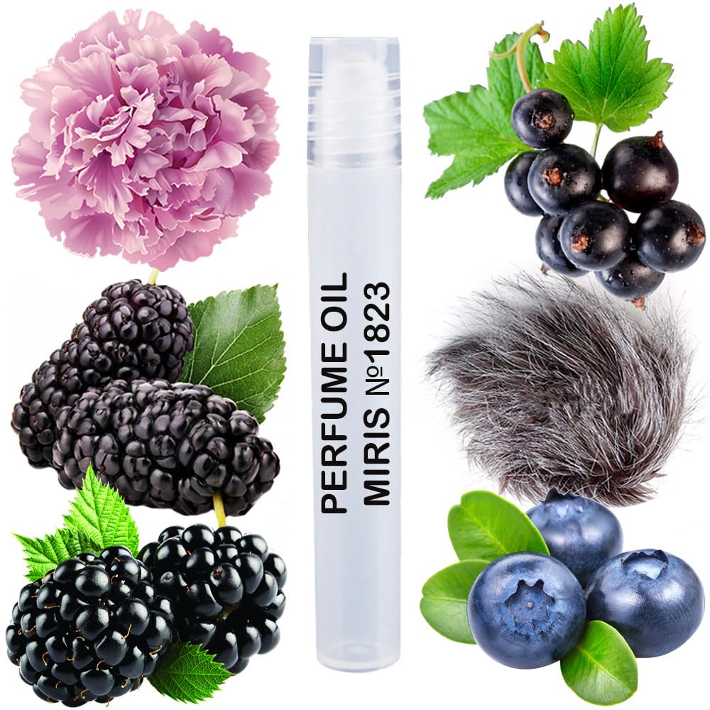 MIRIS Perfume Oil No. 1823, Inspired by Amethyst, Long-Lasting Women Roll-On, Rollerball 0.34 Fl Oz / 10 ml