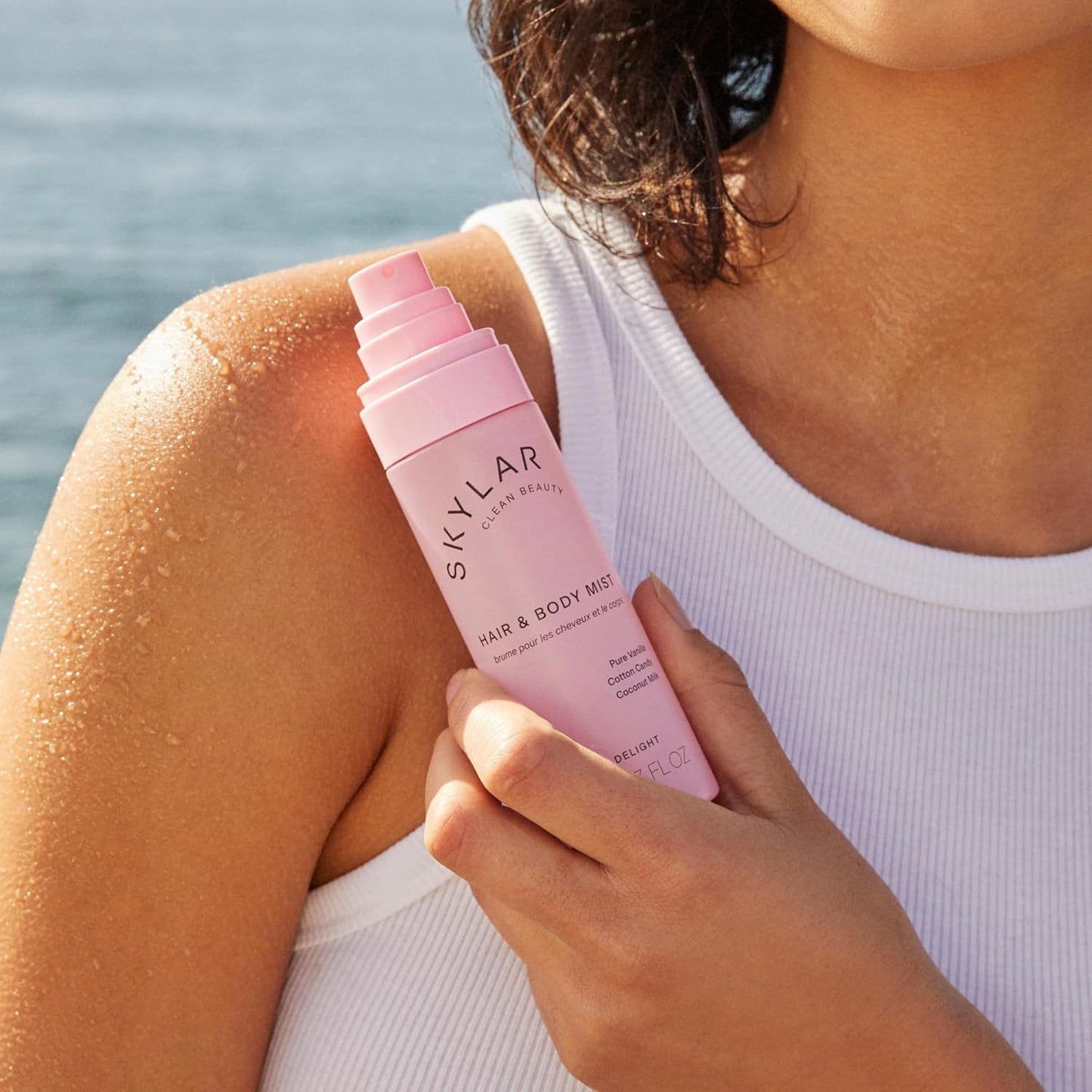 Skylar Boardwalk Delight Hair & Body Mist | Hypoallergenic & Clean Fragrance | Vegan, Cruelty Free, and Safe For Sensitive Skin | 80 ML, 2.7 Fl Oz