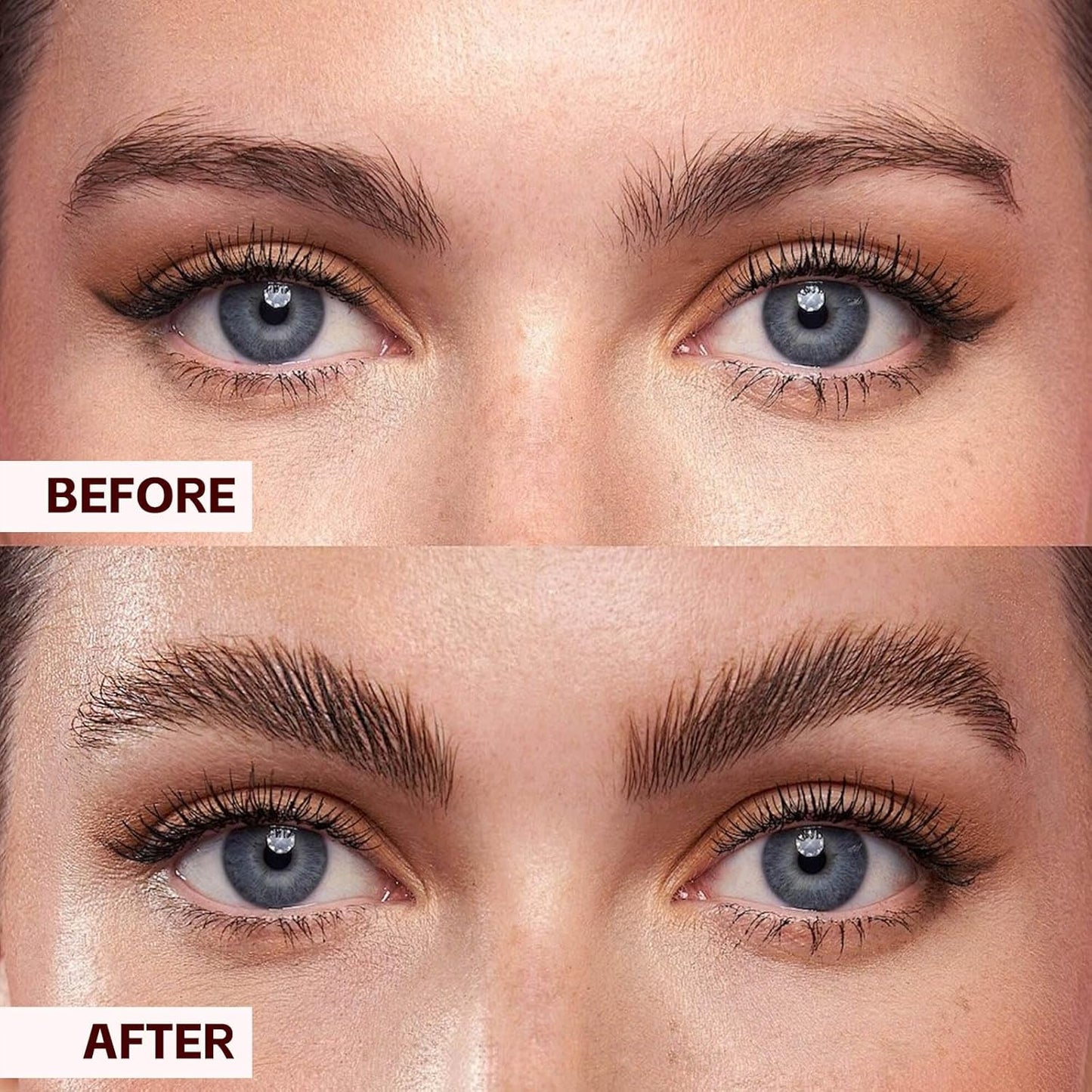 Boobeen Brow Wax Clear, Waterproof Eyebrow Wax Styling Pencil, Shaping with Slanted Tip Application, Long-Lasting Hold