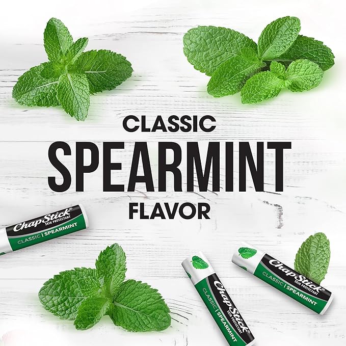 ChapStick Lip Care Bundle – Classic Spearmint + Classic Original Lip Balm, 0.15 Ea (2 Piece Set)