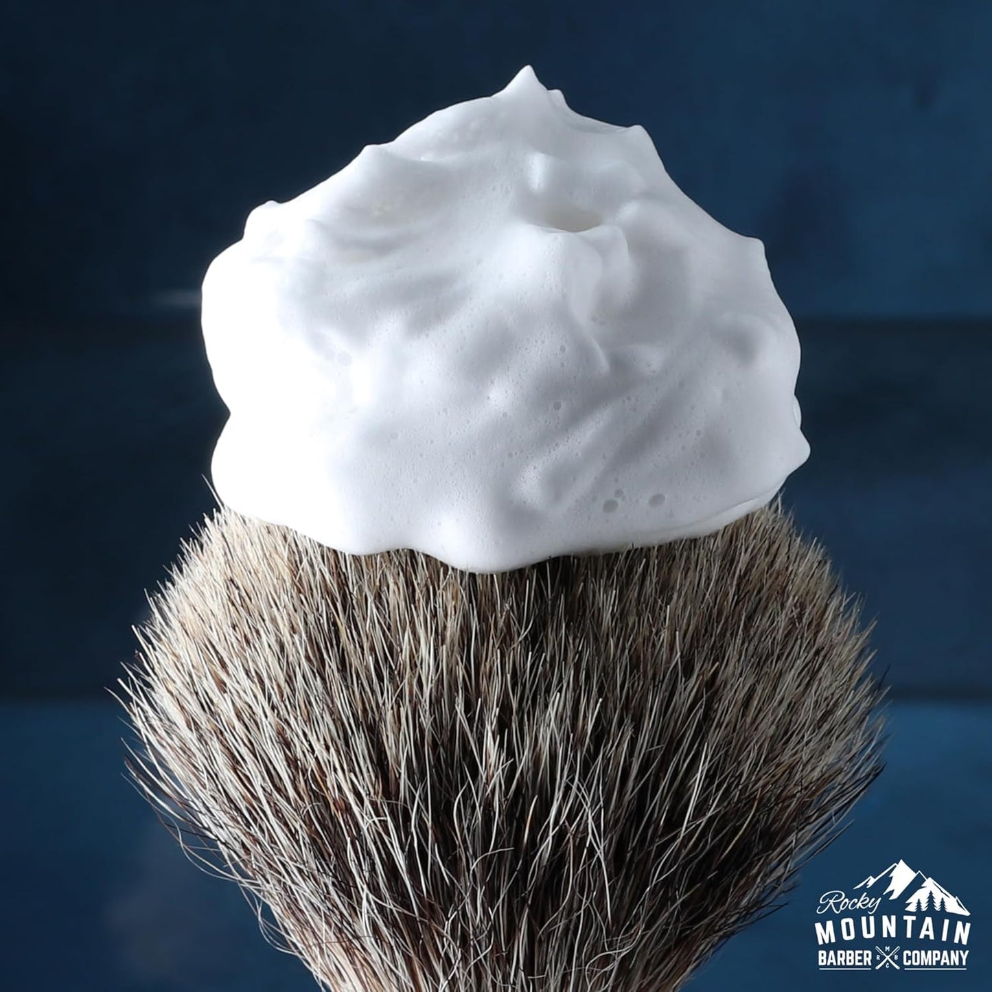 Shaving Soap Pucks for Men - 3 Pack - Traditional Wet Shave Glycerin-Based Shave Soap Bars - Made in USA For Use with Shaving Brush and Bowl - Glacial Spring Scent by Rocky Mountain Barber Company