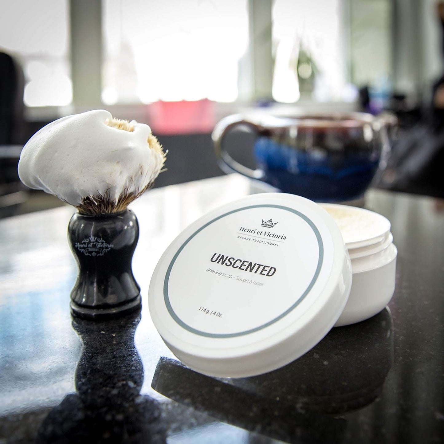 Shaving Soap For Men | Smooth Shave, Lathers Up Nicely, Long-Lasting Scent | Canadian Made by Skilled Artisan 114 g (4 oz) (Unscented)