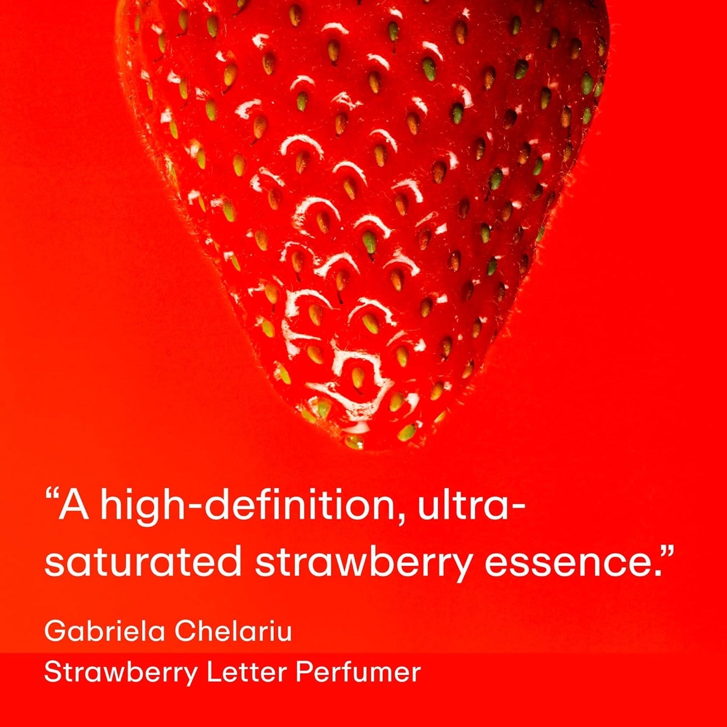 PHLUR Strawberry Letter Eau de Parfum - Travel Size Perfume Spray - Strawberry Gourmand Fine Fragrance (9.5mL)