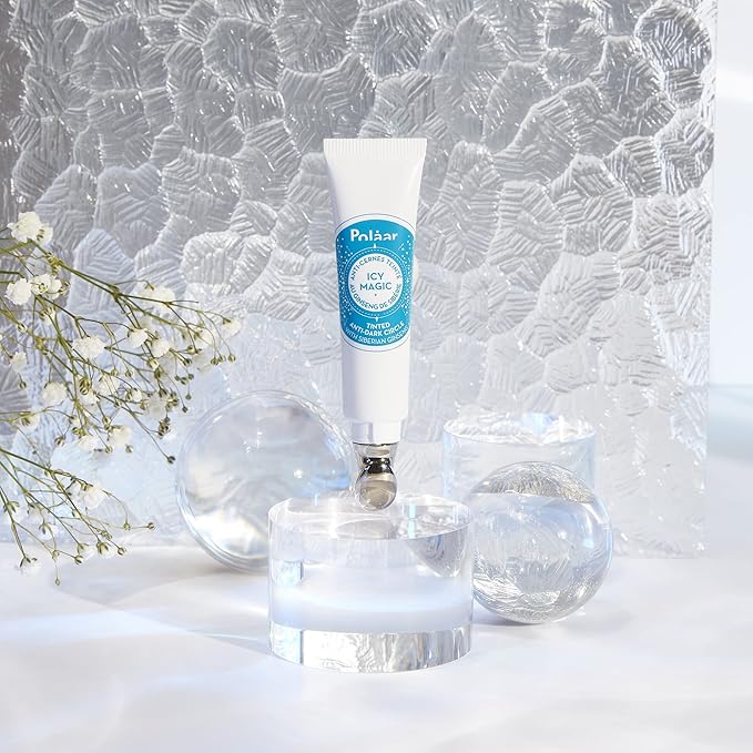 Polåar - Icy Magic Tinted Anti-dark Circles with Siberian Ginseng - Illuminates & smoothes eye contour - Universal shade - Fragrance-Free - 97% Natural, Vegan, Cruelty Free, Made in France - 0.4 Fl Oz
