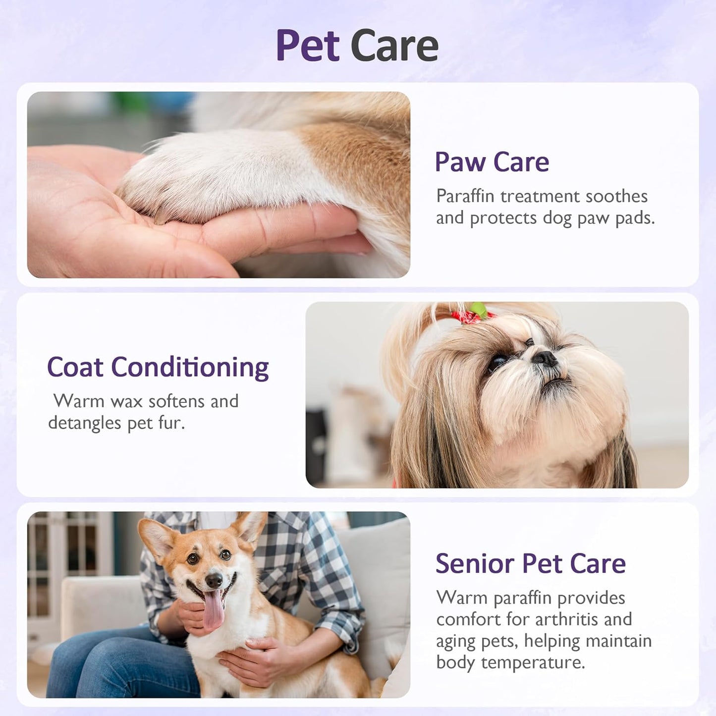 Paraffin Wax for Hand and Feet 4000ml Paraffin Wax Machine for Hand and Feet Large Capacity Paraffin Wax for Hands Purple Paraffin Bath Machine Best Skin Care Moisturizing Exfoliating Solution