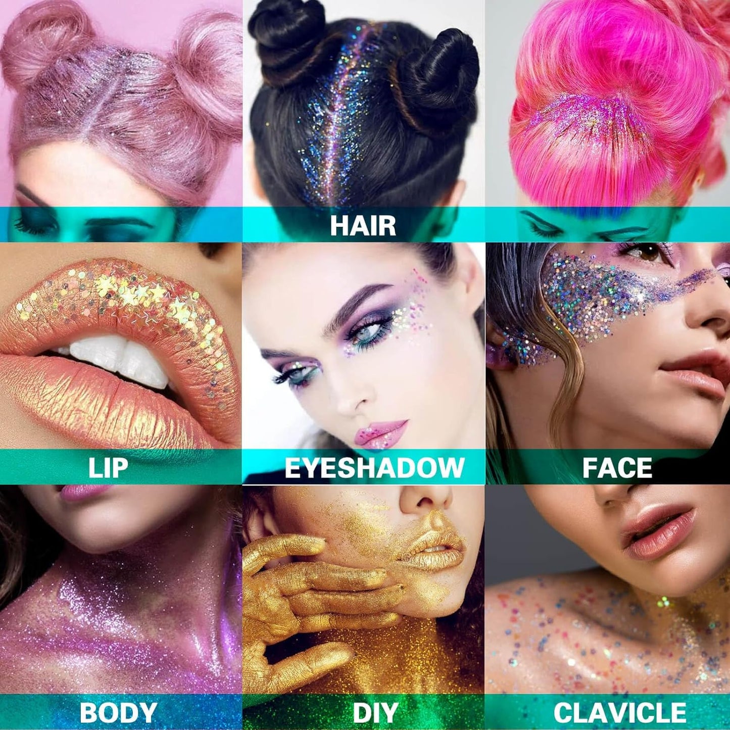 MEICOLY Orange Face Body Glitter,Sparkling Face Glitter Gel,Mermaid Sequins Face Paint Glitter Autumn Makeup,Eye Hair Chunky Festival Rave Accessories Makeup,Party Body Glitter Gel for Women Kids,50ml