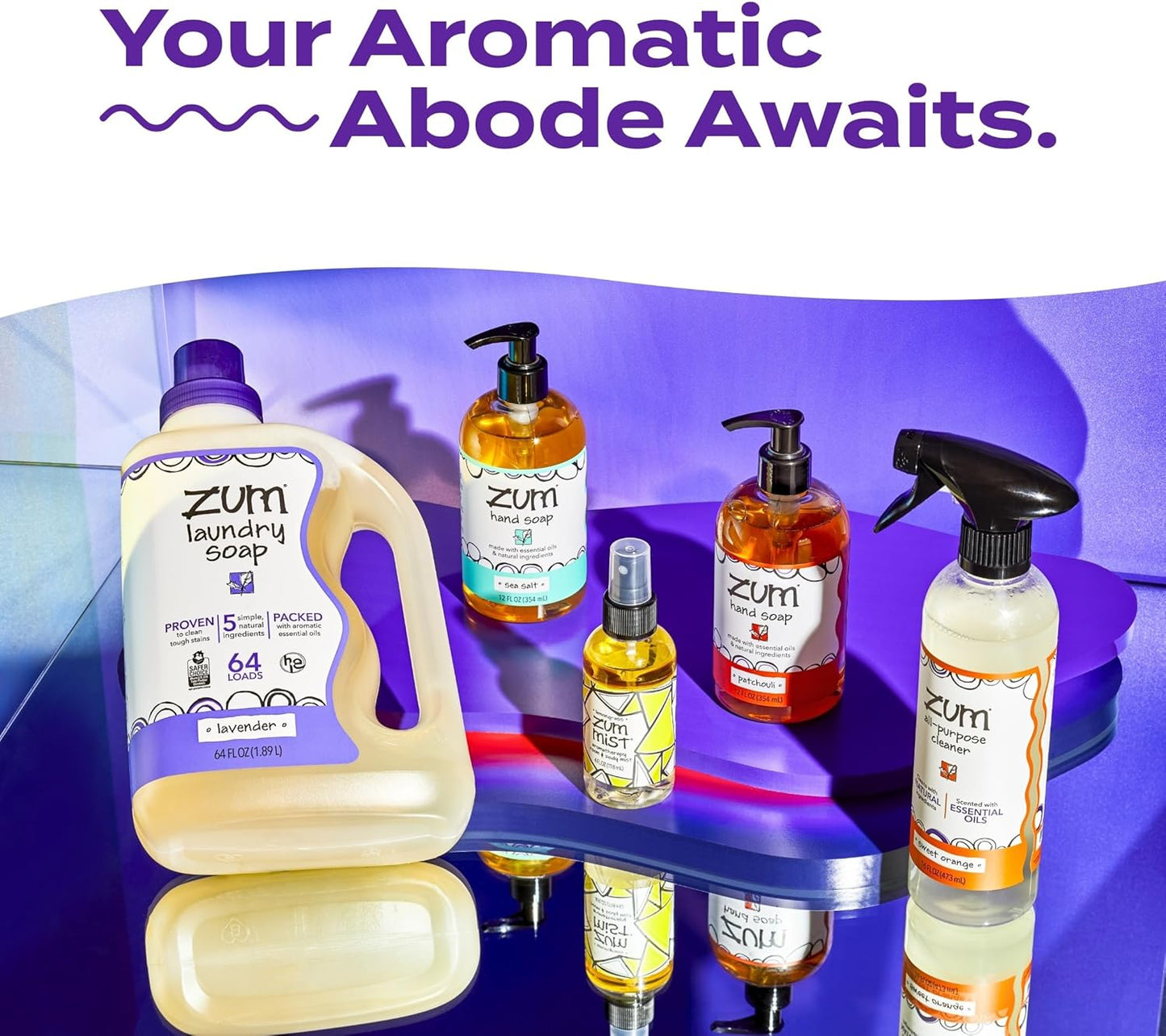 Indigo Wild Zum Mist Room & Body Spray - Aromatherapy Essential Oil Spray - Natural Body Mist & Room Spray - Patchouli Scent - 4 fl oz (2 Pack)