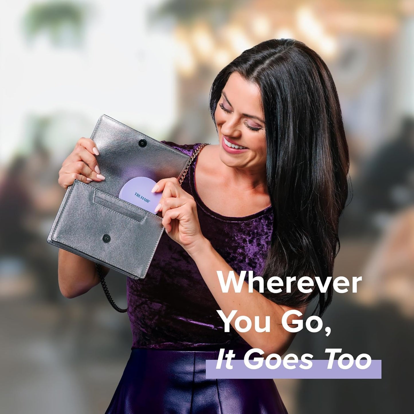 TRUHAIR Root & Scalp Cover Up Pressed Powder Compact, Waterproof, Weightless Hair Coverage & Bald Spot Concealing, Root Touch Up Hair Color for Gray Coverage & Thinning Areas, 0.35 Oz (Gray)